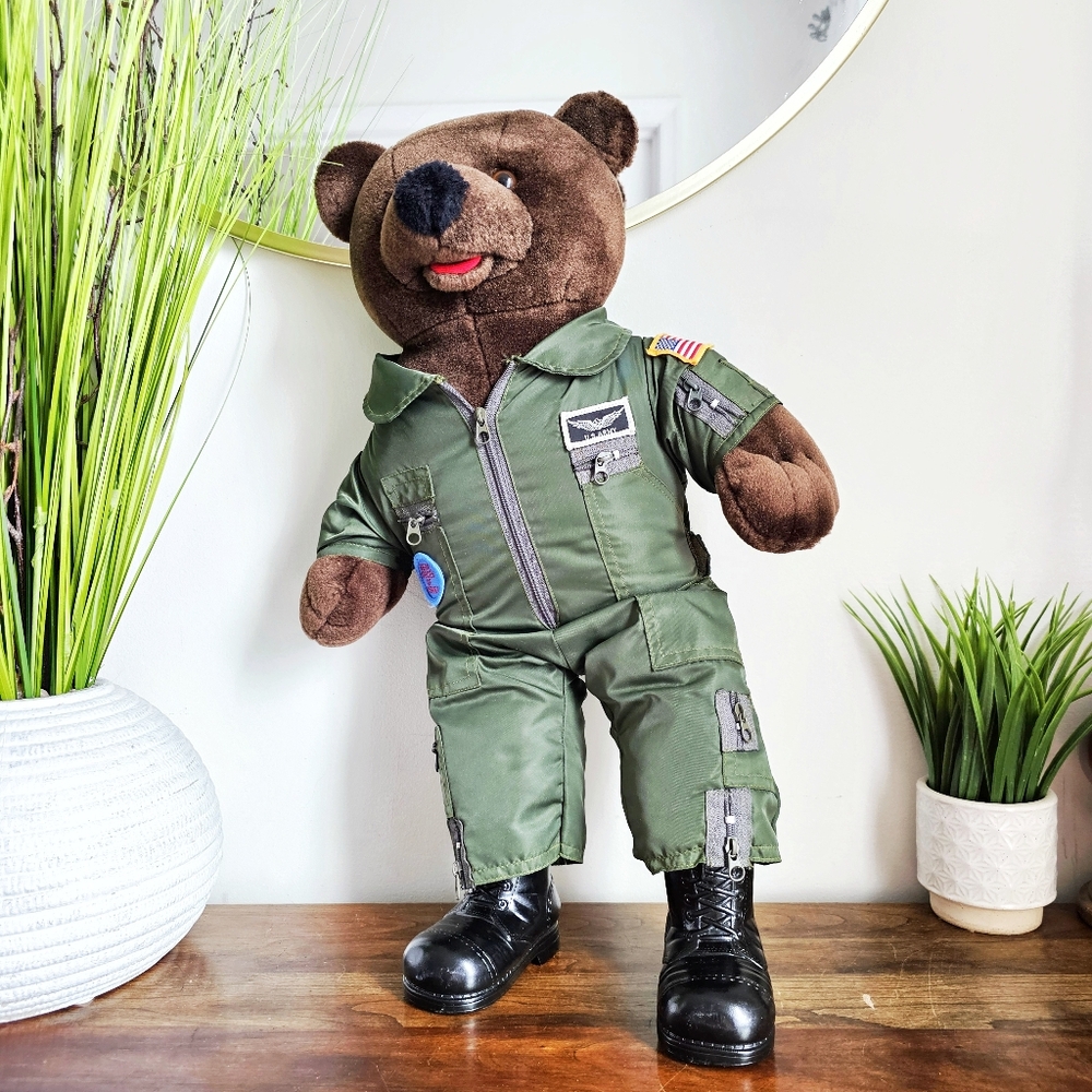 ✨ Vintage 1989 Bear Forces of America Military Teddy Bear – 21” – Ira Green Inc.